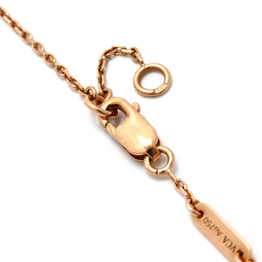 ヴァンクリーフアーペル Van Cleef & Arpels スウィート アルハンブラ VCARO8DC00 ピンクゴールド K18PG ブレスレット Au750 18K RG テクスチャード加工