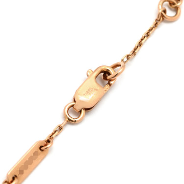 ヴァンクリーフアーペル Van Cleef & Arpels スウィート アルハンブラ VCARO8DC00 ピンクゴールド K18PG ブレスレット Au750 18K RG テクスチャード加工