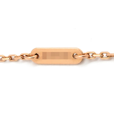ヴァンクリーフアーペル Van Cleef & Arpels スウィート アルハンブラ VCARO8DC00 ピンクゴールド K18PG ブレスレット Au750 18K RG テクスチャード加工