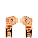 ブルガリ BVLGARI ロック 357567 ピンクゴールド K18PG ブラックセラミック ピアス B-zero1 BVLGARI Au750 18K 18金 ブラックセラミック
