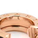 ブルガリ BVLGARI ロック 357567 ピンクゴールド K18PG ブラックセラミック ピアス B-zero1 BVLGARI Au750 18K 18金 ブラックセラミック