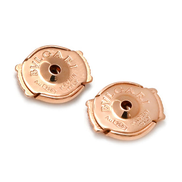 ブルガリ BVLGARI ロック 357567 ピンクゴールド K18PG ブラックセラミック ピアス B-zero1 BVLGARI Au750 18K 18金 ブラックセラミック