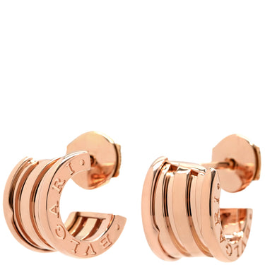 ブルガリ BVLGARI B-zero1 ビーゼロワン ピンクゴールド K18PG ピアス 750 18K 750 PG