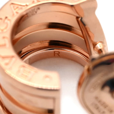 ブルガリ BVLGARI B-zero1 ビーゼロワン ピンクゴールド K18PG ピアス 750 18K 750 PG