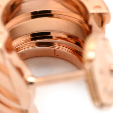 ブルガリ BVLGARI B-zero1 ビーゼロワン ピンクゴールド K18PG ピアス 750 18K 750 PG