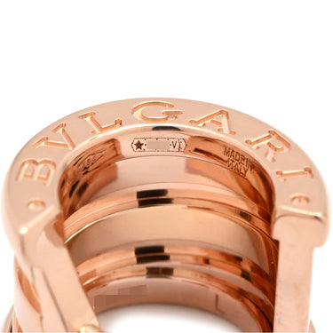 ブルガリ BVLGARI B-zero1 ビーゼロワン ピンクゴールド K18PG ピアス 750 18K 750 PG