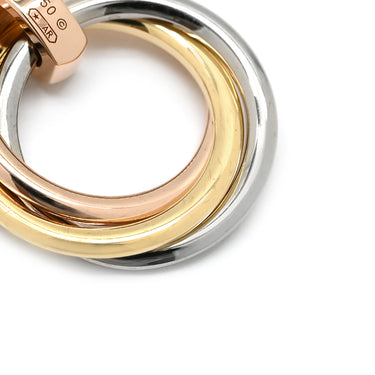 カルティエ Cartier トリニティ ペンダント イエローゴールドXピンクゴールドXホワイトゴールド K18PG K18YG K18WG ダイヤモンド ネックレス 3カラー 18金 750 3連 5Pダイヤモンド