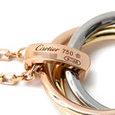 カルティエ Cartier トリニティ ペンダント イエローゴールドXピンクゴールドXホワイトゴールド K18PG K18YG K18WG ダイヤモンド ネックレス 3カラー 18金 750 3連 5Pダイヤモンド