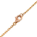 カルティエ Cartier トリニティ ピンクゴールド K18PG ピンクサファイヤ ネックレス Cartier 18金 750PG 3連 サファイア セミパヴェ