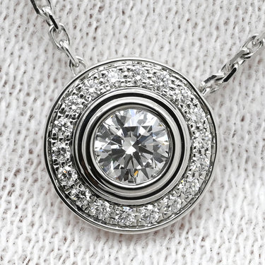 カルティエ Cartier ダムール LM N7406700 ホワイトゴールド K18WG ダイヤモンド ネックレス Cartier ダイヤモンド 18K Au750 WG