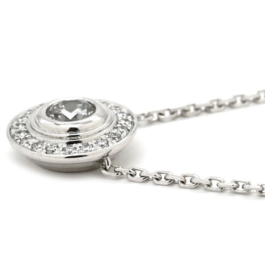 カルティエ Cartier ダムール LM ホワイトゴールド K18WG ダイヤモンド ネックレス Cartier ダイヤモンド パヴェ 18K Au750 WG