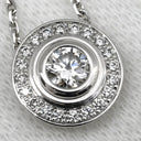 カルティエ Cartier ダムール LM ホワイトゴールド K18WG ダイヤモンド ネックレス Cartier ダイヤモンド パヴェ 18K Au750 WG