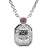 ハリーウィンストン Harry Winston HWロゴ ペンダント PEPSWAC16HWL ホワイトゴールド K18WG ダイヤモンド ピンクサファイア ネックレス Au750 K18 ダイヤ ピンクサファイア