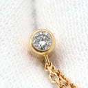 カルティエ Cartier トリニティ 1Pダイヤ ホワイトゴールド×イエローゴールド×ピンクゴールド K18YG K18PG K18WG ダイヤモンド ピアス 3カラー 18K 750AU ドロップ スイング