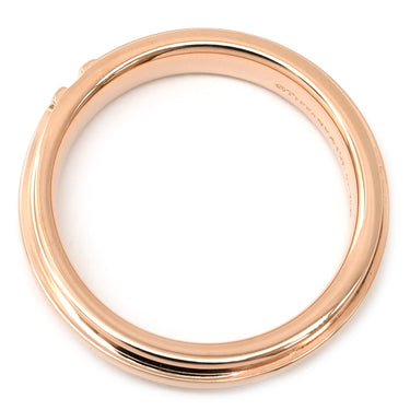 ティファニー Tiffany & Co T ナロー 60151315 ピンクゴールド K18PG リング 指輪 T＆Co. K18PG Au750 18K 18金 ローズ RG マリッジ 17.5号