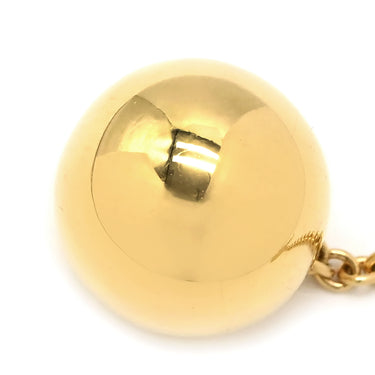 ティファニー Tiffany & Co ボールフック イエローゴールド K18YG ピアス T&Co. Au750 18K 18金 ドロップ スイング ロング 丸 球