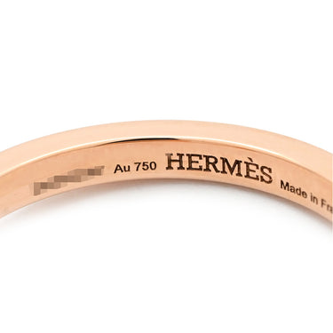 エルメス HERMES シェーヌダンクル コントゥール MM H122605B 0054 ローズゴールド K18PG ダイヤモンド #54(JP14) リング 指輪 ピンクゴールド 750 18K RG ダイヤ 13.5号
