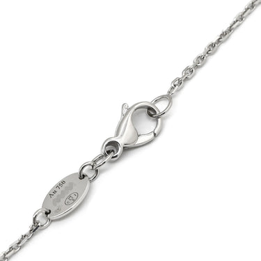 ショーメ CHAUMET リアン エヴィダンス ペンダント ホワイトゴールド K18WG ダイヤモンド ネックレス Chaumet ダイヤ クロスモチーフ シリンダーフォルム
