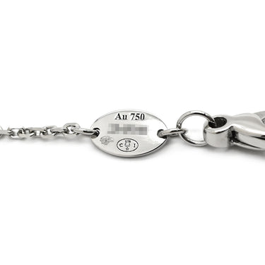 ショーメ CHAUMET リアン エヴィダンス ペンダント ホワイトゴールド K18WG ダイヤモンド ネックレス Chaumet ダイヤ クロスモチーフ シリンダーフォルム