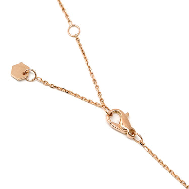 ショーメ CHAUMET ビー マイ ラブ ペンダント 083983 ピンクゴールド K18PG ダイヤモンド ネックレス Chaumet Bee My Love ダイヤ 5粒 ハニカムモチーフ