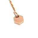 ショーメ CHAUMET ビー マイ ラブ ペンダント 083983 ピンクゴールド K18PG ダイヤモンド ネックレス Chaumet Bee My Love ダイヤ 5粒 ハニカムモチーフ