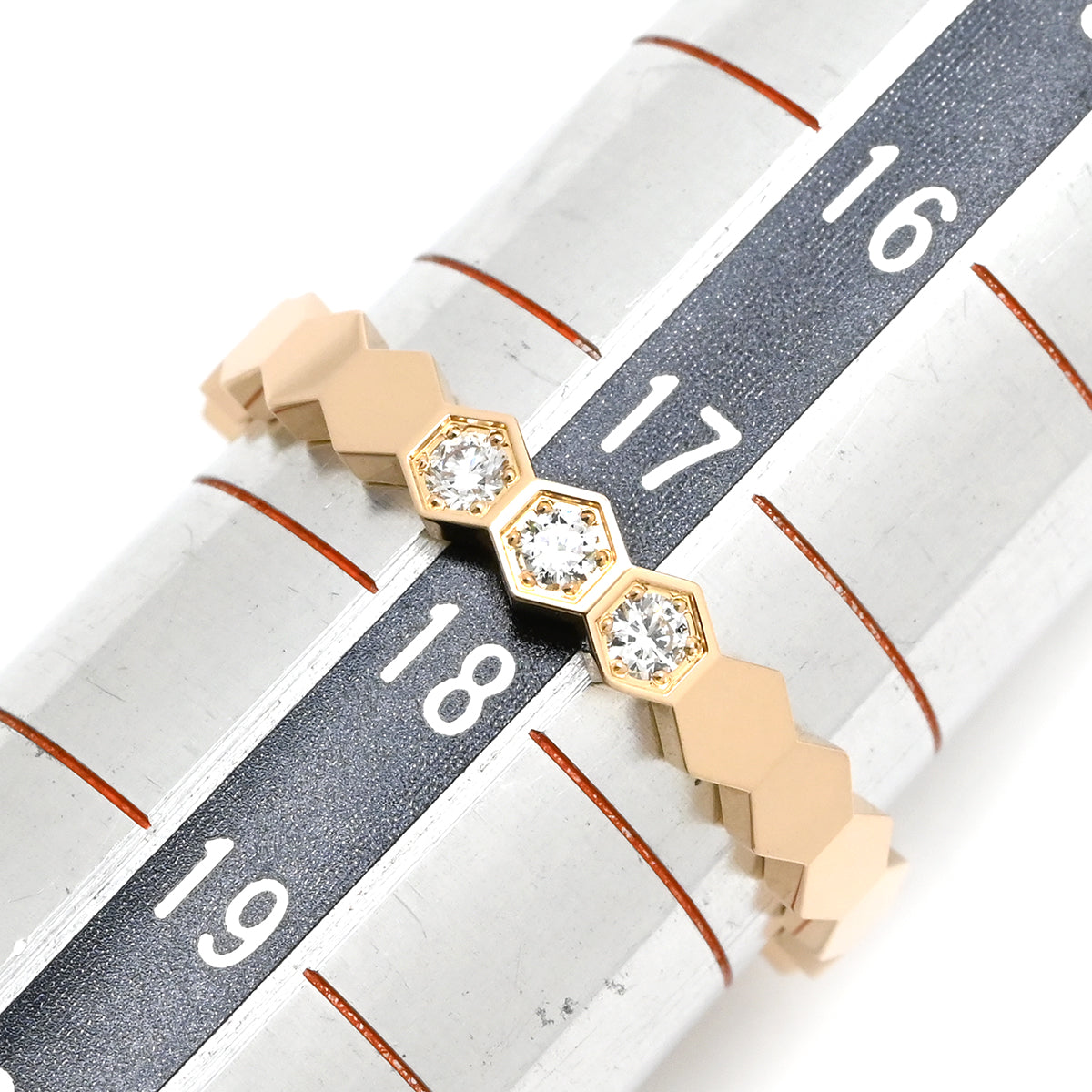 ショーメ CHAUMET ビー ドゥ ショーメ ダイヤ3石 083361-058 ピンク