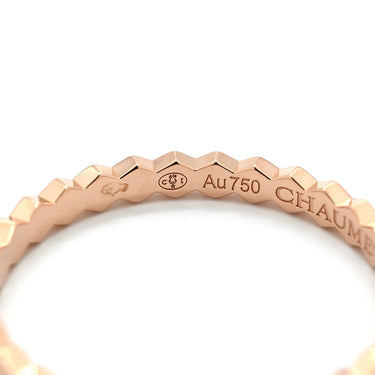 ショーメ CHAUMET ビー ドゥ ショーメ ハニカム 081931-059 ピンクゴールド K18PG #59 リング 指輪 Bee My Love 18号