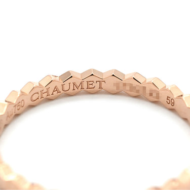 ショーメ CHAUMET ビー ドゥ ショーメ ハニカム 081931-059 ピンクゴールド K18PG #59 リング 指輪 Bee My Love 18号