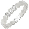 ショーメ CHAUMET ビー ドゥ ショーメ ハニカム 083360-054 ホワイトゴールド K18WG ダイヤモンド #54 リング 指輪 Bee My Love 3P 3石 3粒 ダイヤ 14号