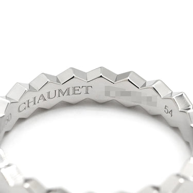 ショーメ CHAUMET ビー ドゥ ショーメ ハニカム 083360-054 ホワイトゴールド K18WG ダイヤモンド #54 リング 指輪 Bee My Love 3P 3石 3粒 ダイヤ 14号