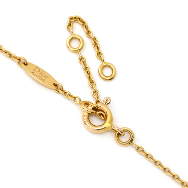 クリスチャン・ディオール Christian Dior ローズ デ ヴァン イエローゴールド K18YG オパール ダイヤモンド ネックレス 750 Rose des Vents メダリオン ダイヤ1粒