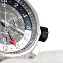 腕時計 ルイヴィトン LOUIS VUITTON タンブール グラフィット クロノグラフ Q1A40 自動巻き メンズ GMT デイト スモールセコンド
