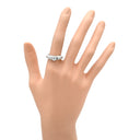 ノンブランド NON BRAND ダイヤモンド 0.909ct 0.70ct デザインリング プラチナシルバー Pt900 ダイヤモンド リング 指輪 パヴェ プラチナ900 ラウンドブリリアント パヴェ 12号