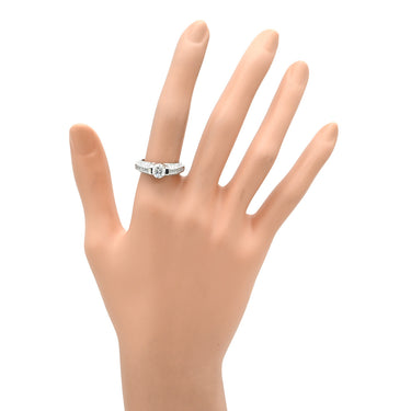 ノンブランド NON BRAND ダイヤモンド 0.909ct 0.70ct デザインリング プラチナシルバー Pt900 ダイヤモンド リング 指輪 パヴェ プラチナ900 ラウンドブリリアント パヴェ 12号