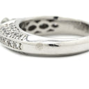ノンブランド NON BRAND ダイヤモンド 0.909ct 0.70ct デザインリング プラチナシルバー Pt900 ダイヤモンド リング 指輪 パヴェ プラチナ900 ラウンドブリリアント パヴェ 12号