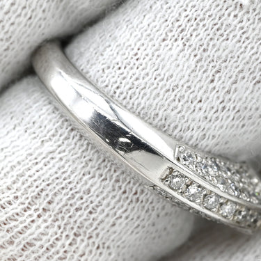 ノンブランド NON BRAND ダイヤモンド 0.909ct 0.70ct デザインリング プラチナシルバー Pt900 ダイヤモンド リング 指輪 パヴェ プラチナ900 ラウンドブリリアント パヴェ 12号