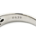 ノンブランド NON BRAND ダイヤモンド 0.909ct 0.70ct デザインリング プラチナシルバー Pt900 ダイヤモンド リング 指輪 パヴェ プラチナ900 ラウンドブリリアント パヴェ 12号
