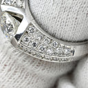 ノンブランド NON BRAND ダイヤモンド 0.909ct 0.70ct デザインリング プラチナシルバー Pt900 ダイヤモンド リング 指輪 パヴェ プラチナ900 ラウンドブリリアント パヴェ 12号