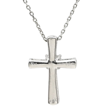 スタージュエリー STAR JEWELRY 1XN0415 プラチナシルバー Pt950 ダイヤモンド ネックレス プラチナ ハートシェイプ ダイヤ クロスネックレス 0.15ct