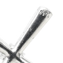 スタージュエリー STAR JEWELRY 1XN0415 プラチナシルバー Pt950 ダイヤモンド ネックレス プラチナ ハートシェイプ ダイヤ クロスネックレス 0.15ct