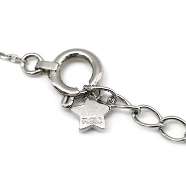 スタージュエリー STAR JEWELRY 1XN0415 プラチナシルバー Pt950 ダイヤモンド ネックレス プラチナ ハートシェイプ ダイヤ クロスネックレス 0.15ct