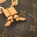 ルイヴィトン LOUIS VUITTON ナノ ノエ M81266 モノグラム モノグラムキャンバス 2WAYバッグ ゴールド金具 ショルダーバッグ ハンドバッグ 茶