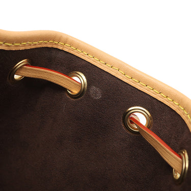 ルイヴィトン LOUIS VUITTON ナノ ノエ M81266 モノグラム モノグラムキャンバス 2WAYバッグ ゴールド金具 ショルダーバッグ ハンドバッグ 茶