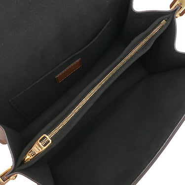 ルイヴィトン LOUIS VUITTON ドーフィーヌ MM M44391 ブラウン×ベージュ レザー モノグラムキャンバス モノグラムリバースキャンバス ショルダーバッグ ゴールド金具 茶 チェーンショルダー
