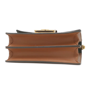 ルイヴィトン LOUIS VUITTON ドーフィーヌ MM M44391 ブラウン×ベージュ レザー モノグラムキャンバス モノグラムリバースキャンバス ショルダーバッグ ゴールド金具 茶 チェーンショルダー