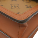 ルイヴィトン LOUIS VUITTON ドーフィーヌ MM M44391 ブラウン×ベージュ レザー モノグラムキャンバス モノグラムリバースキャンバス ショルダーバッグ 茶 チェーンショルダー