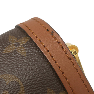 ルイヴィトン LOUIS VUITTON ドーフィーヌ MM M44391 ブラウン×ベージュ レザー モノグラムキャンバス モノグラムリバースキャンバス ショルダーバッグ ゴールド金具 茶 チェーンショルダー