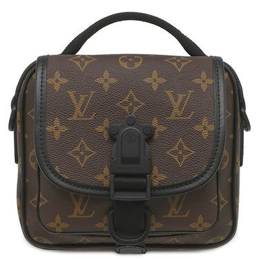ルイヴィトン LOUIS VUITTON クエスト メッセンジャー M46973 モノグラムマカサー モノグラムマカサー ショルダーバッグ マットブラック金具 茶 黒