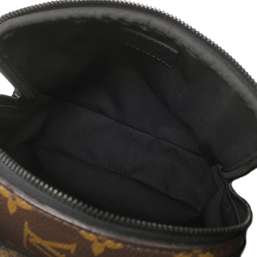 ルイヴィトン LOUIS VUITTON クエスト メッセンジャー M46973 モノグラムマカサー モノグラムマカサー ショルダーバッグ マットブラック金具 茶 黒