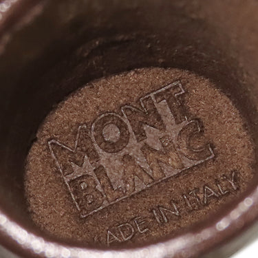 モンブラン Montblanc フローレンス ペンポーチ ブラウン レザー ペンケース 茶 ホワイトスター マイスターシュテュック